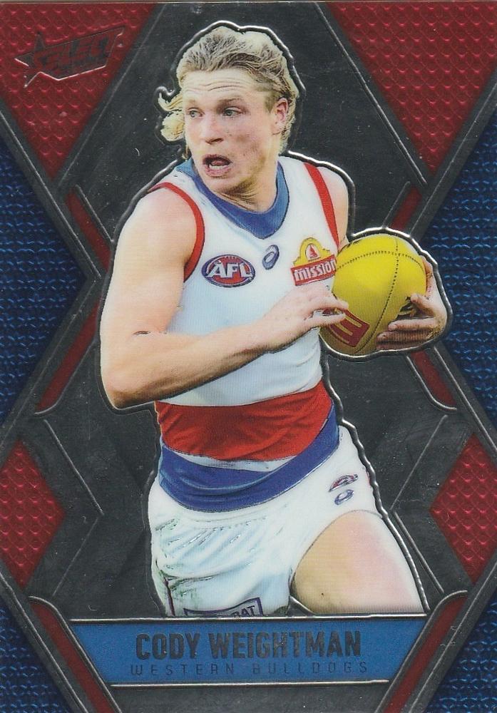 Cody Weightman #L196 Western Bulldogs | 2025 Select AFL Footy Stars - Luminous