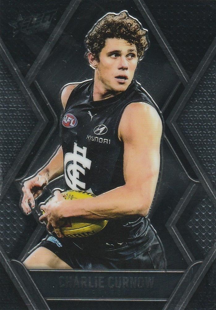 Charlie Curnow #L25 Carlton Blues | 2025 Select AFL Footy Stars - Luminous