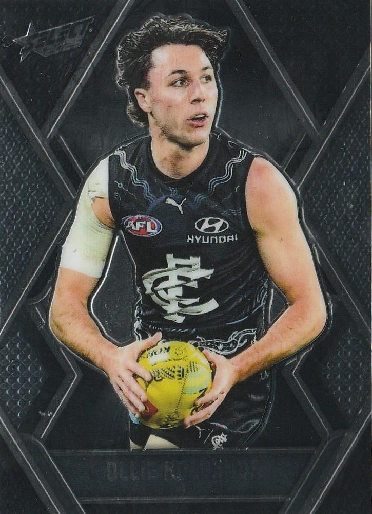 Ollie Hollands #L29 Carlton Blues | 2025 Select AFL Footy Stars - Luminous