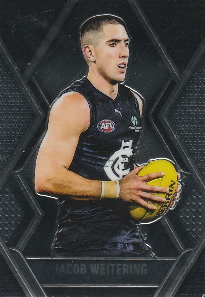 Jacob Weitering #L33 Carlton Blues | 2025 Select AFL Footy Stars - Luminous