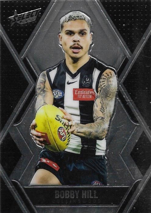 Bobby Hill #L39 Collingwood Magpies | 2025 Select AFL Footy Stars - Luminous