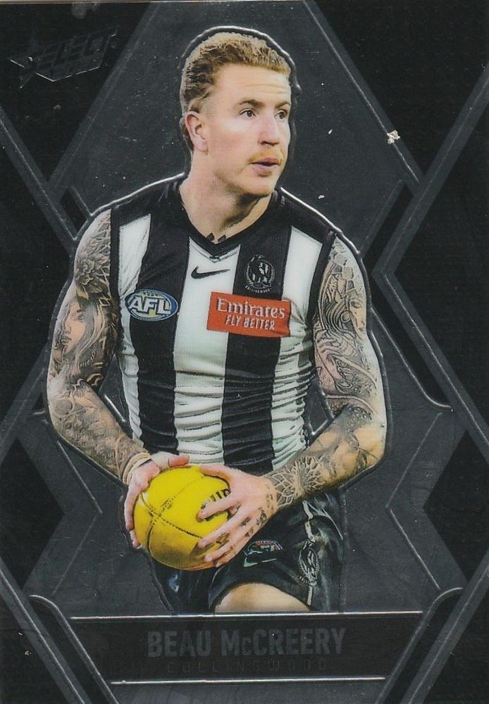 Beau McCreery #L42 Collingwood Magpies | 2025 Select AFL Footy Stars - Luminous