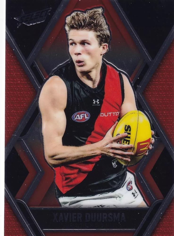 Xavier Duursma #L49 Essendon Bombers | 2025 Select AFL Footy Stars - Luminous