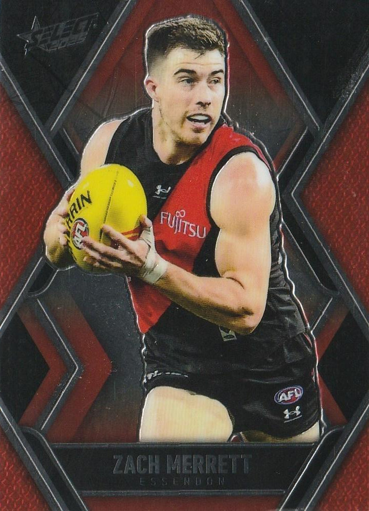 Zach Merrett #L55 Essendon Bombers | 2025 Select AFL Footy Stars - Luminous