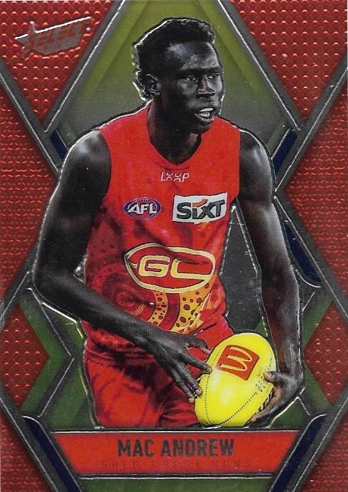 Mac Andrew #L90 Gold Coast Suns | 2025 Select AFL Footy Stars - Luminous
