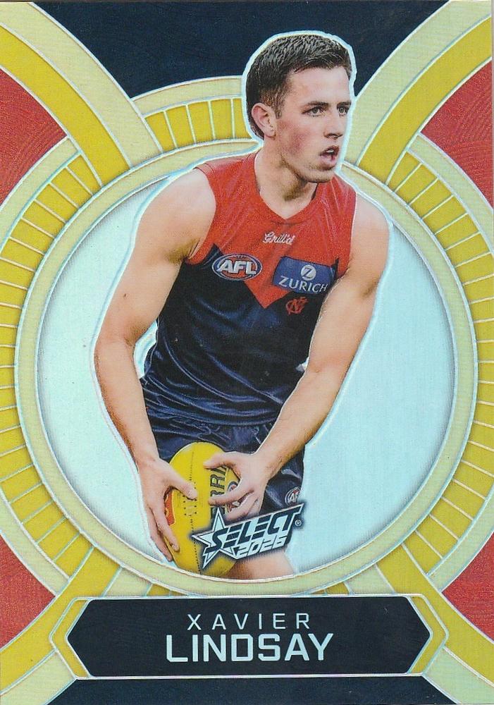 Xavier Lindsay #LB106 Melbourne Demons | 2026 Select AFL Footy Stars - Luminous
