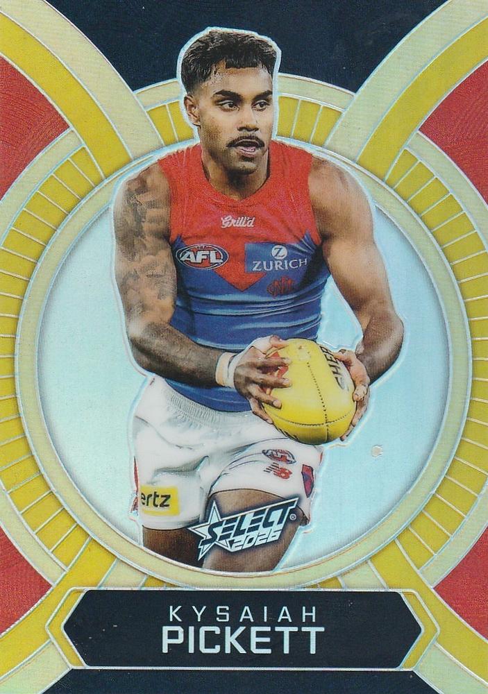 Kysaiah Pickett #LB107 Melbourne Demons | 2026 Select AFL Footy Stars - Luminous