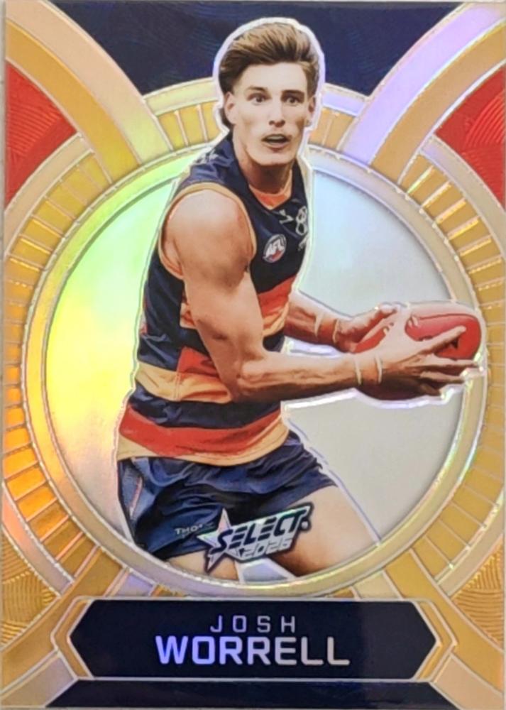 Josh Worrell #LB10 Adelaide Crows | 2026 Select AFL Footy Stars - Luminous