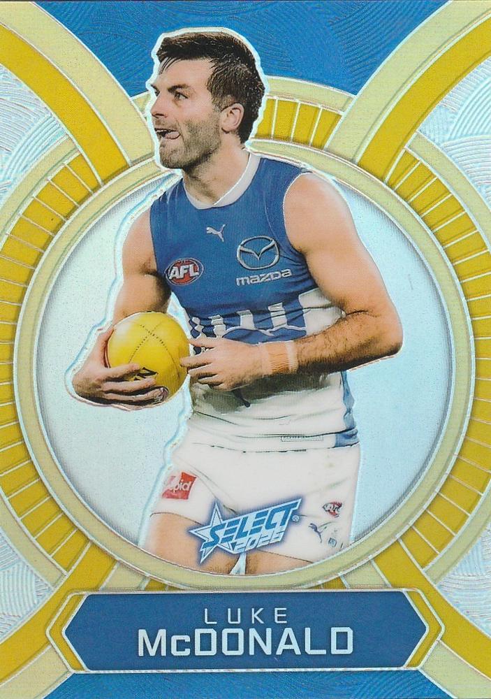 Luke Mcdonald #LB114 North Melbourne Kangaroos | 2026 Select AFL Footy Stars - Luminous