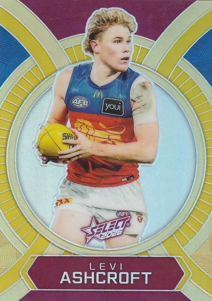 Levi Ashcroft #LB11 Brisbane Lions | 2026 Select AFL Footy Stars - Luminous