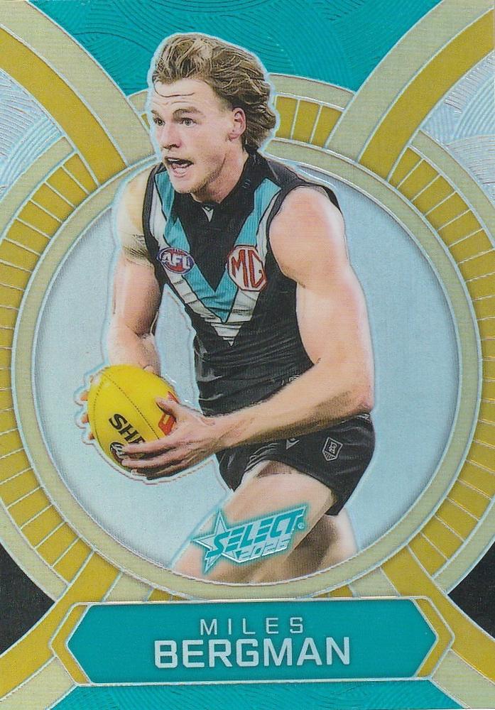 Miles Bergman #LB122 Port Adelaide Power | 2026 Select AFL Footy Stars - Luminous