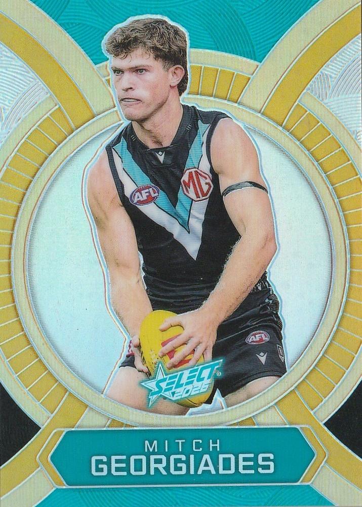 Mitch Georgiades #LB128 Port Adelaide Power | 2026 Select AFL Footy Stars - Luminous