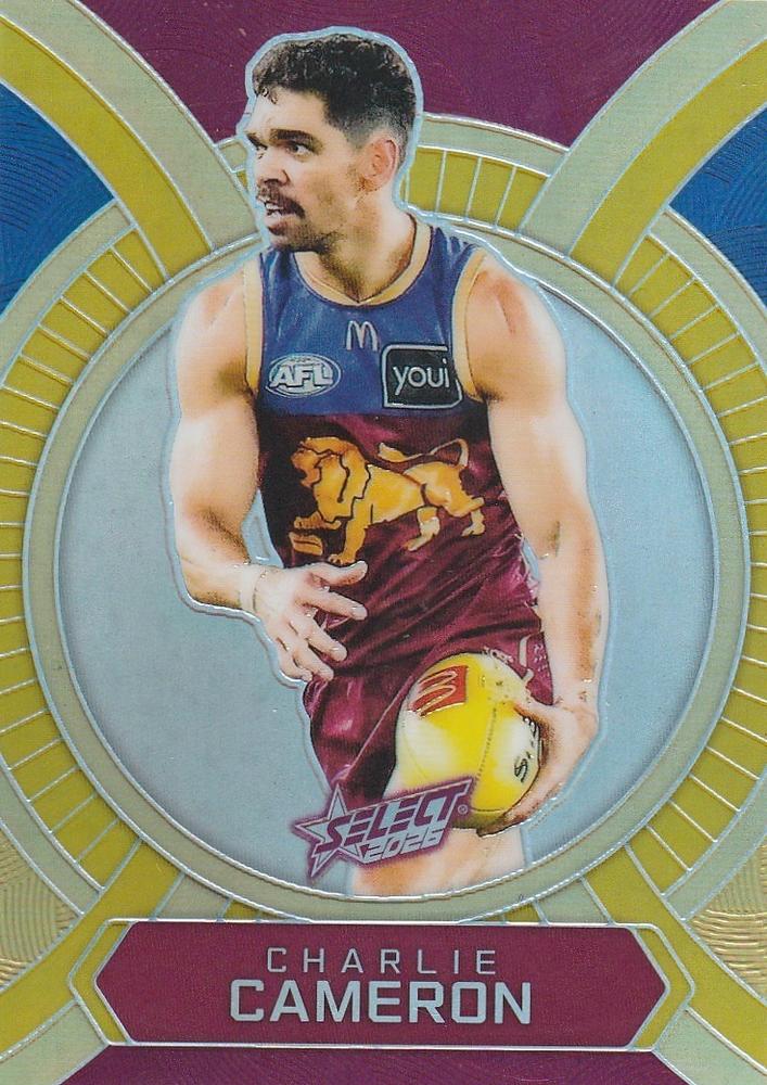 Charlie Cameron #LB12 Brisbane Lions | 2026 Select AFL Footy Stars - Luminous
