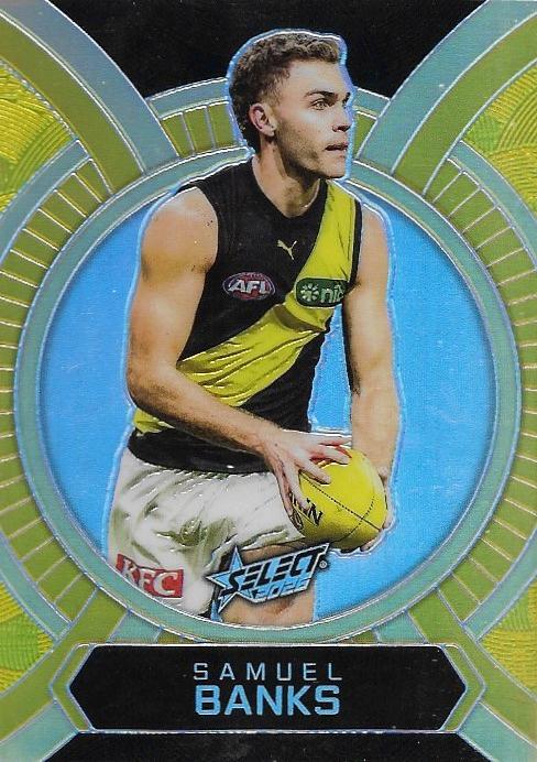 Samuel Banks #LB131 Richmond Tigers | 2026 Select AFL Footy Stars - Luminous