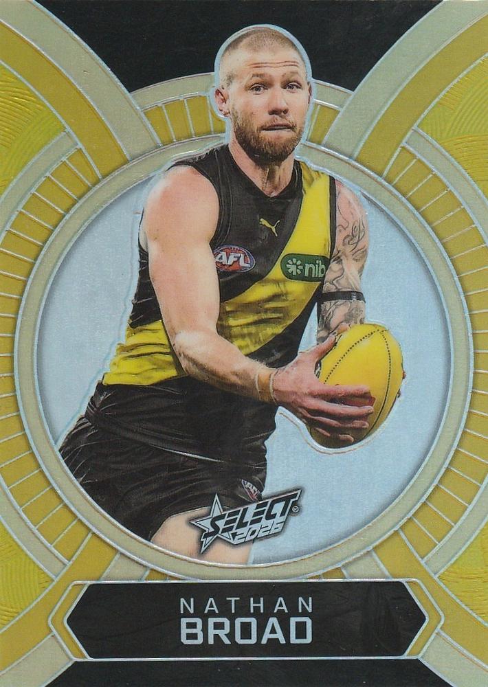 Nathan Broad #LB132 Richmond Tigers | 2026 Select AFL Footy Stars - Luminous
