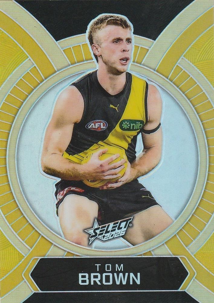 Tom Brown #LB133 Richmond Tigers | 2026 Select AFL Footy Stars - Luminous