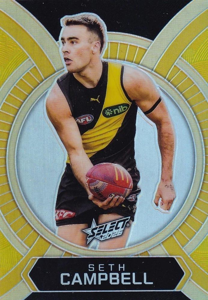 Seth Campbell #LB134 Richmond Tigers | 2026 Select AFL Footy Stars - Luminous