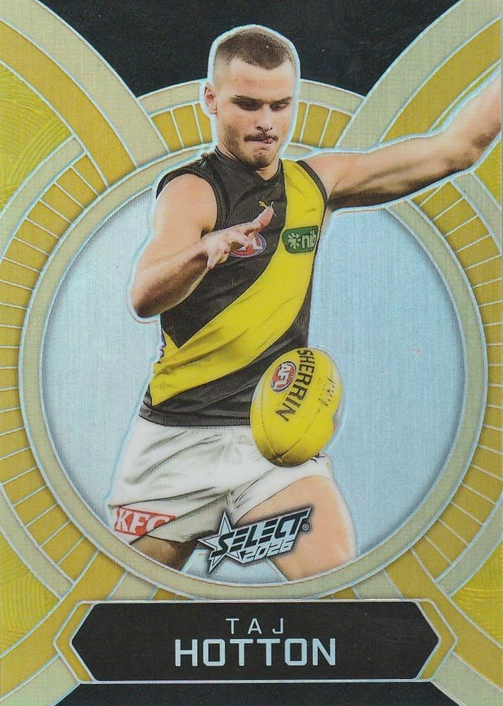 Taj Hotton #LB136 Richmond Tigers | 2026 Select AFL Footy Stars - Luminous