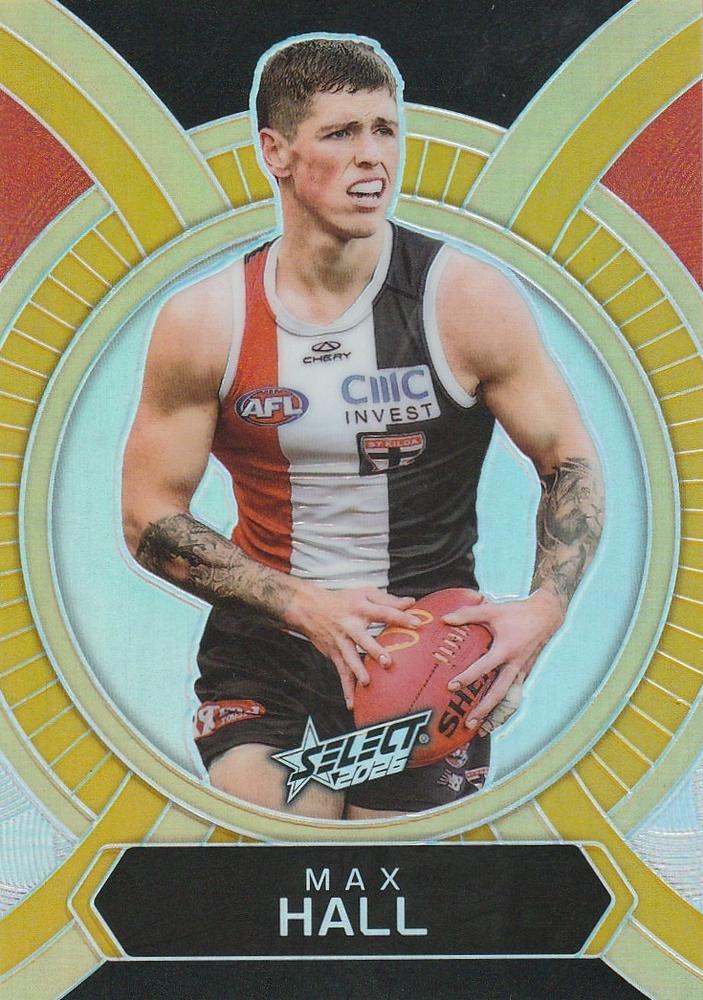 Max Hall #LB141 St. Kilda Saints | 2026 Select AFL Footy Stars - Luminous