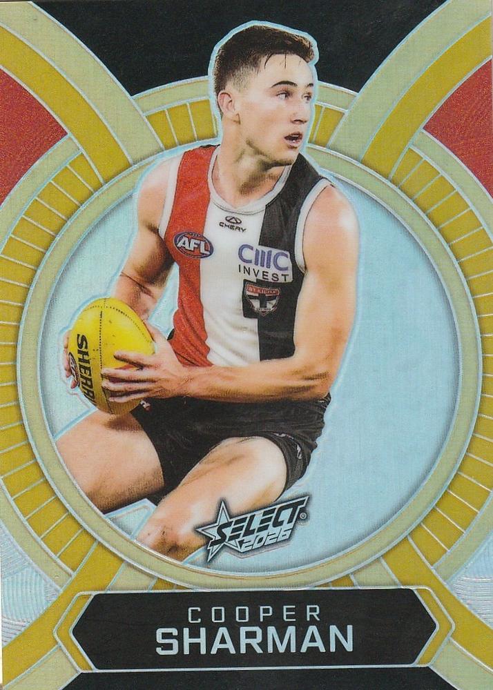 Cooper Sharman #LB145 St. Kilda Saints | 2026 Select AFL Footy Stars - Luminous