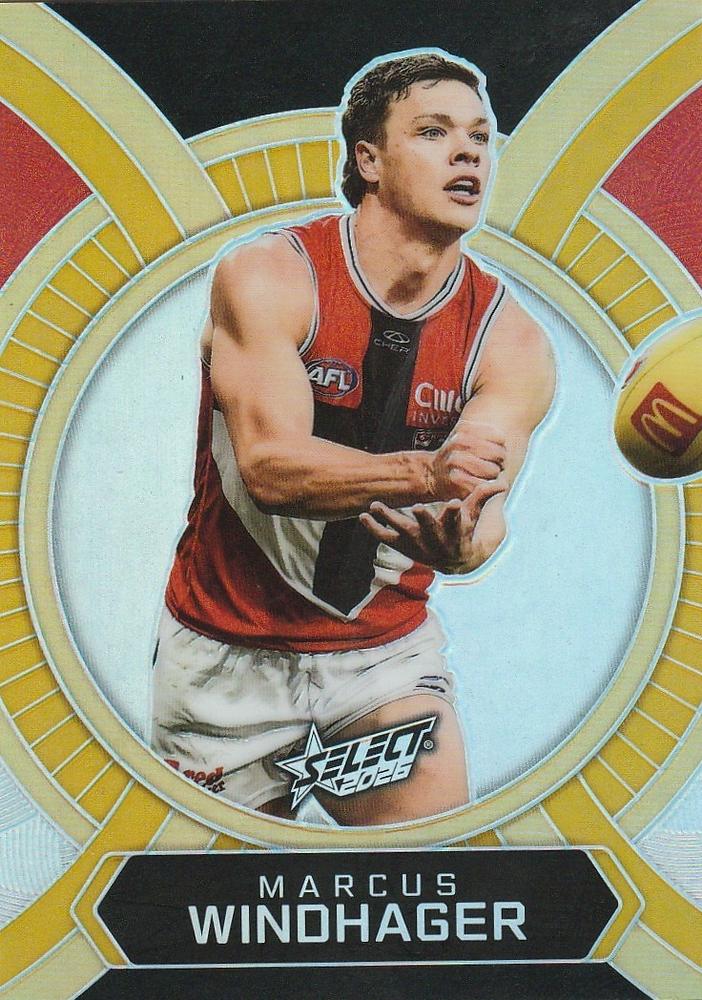 Marcus Windhager #LB149 St. Kilda Saints | 2026 Select AFL Footy Stars - Luminous