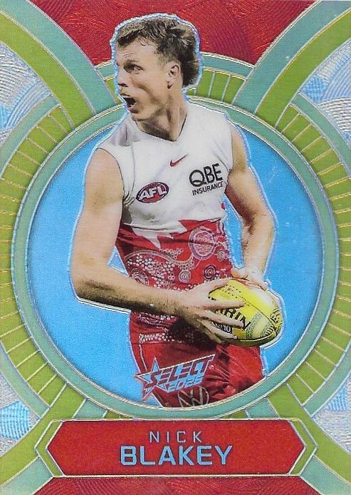 Nick Blakey #LB151 Sydney Swans | 2026 Select AFL Footy Stars - Luminous