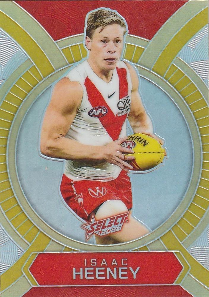 Isaac Heeney #LB155 Sydney Swans | 2026 Select AFL Footy Stars - Luminous