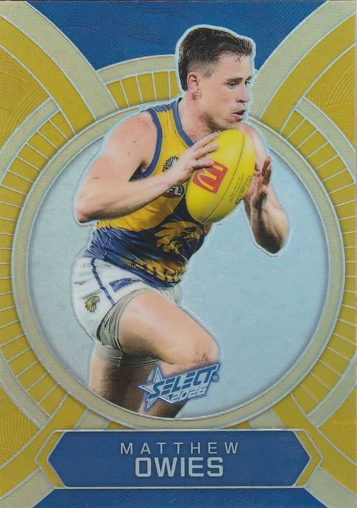 Matthew Owies #LB168 West Coast Eagles | 2026 Select AFL Footy Stars - Luminous
