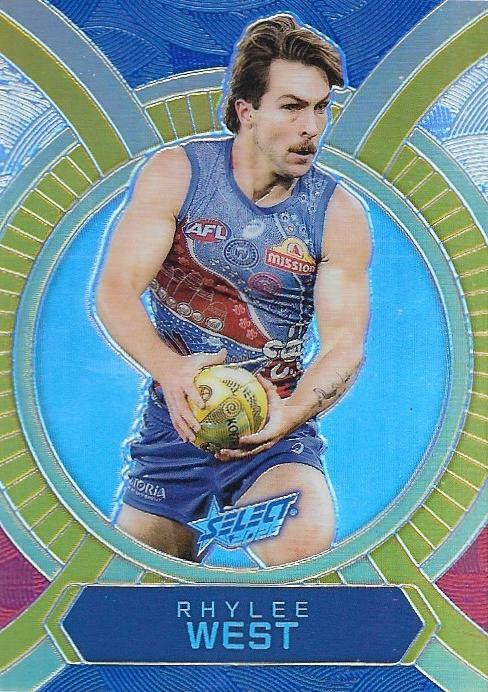 Rhylee West #LB180 Western Bulldogs | 2026 Select AFL Footy Stars - Luminous
