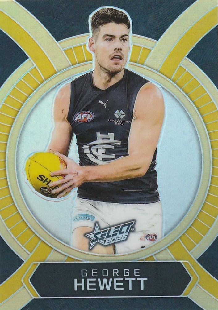 George Hewett #LB23 Carlton Blues | 2026 Select AFL Footy Stars - Luminous