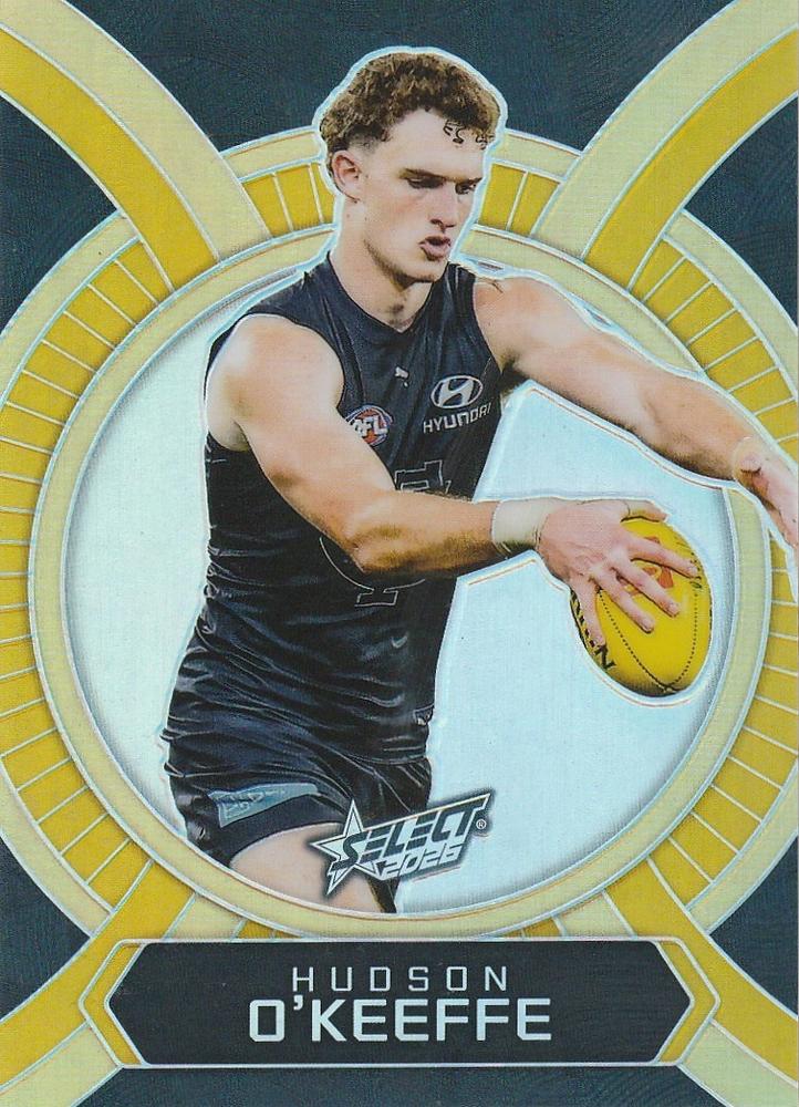 Hudson O'Keeffe #LB27 Carlton Blues | 2026 Select AFL Footy Stars - Luminous