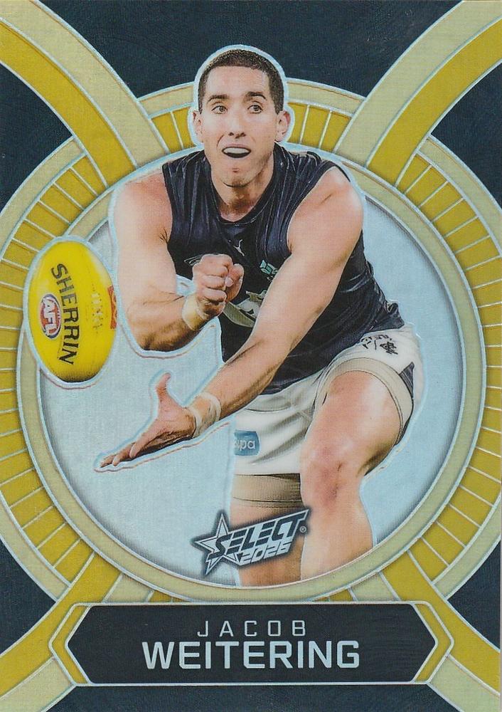 Jacob Weitering #LB29 Carlton Blues | 2026 Select AFL Footy Stars - Luminous