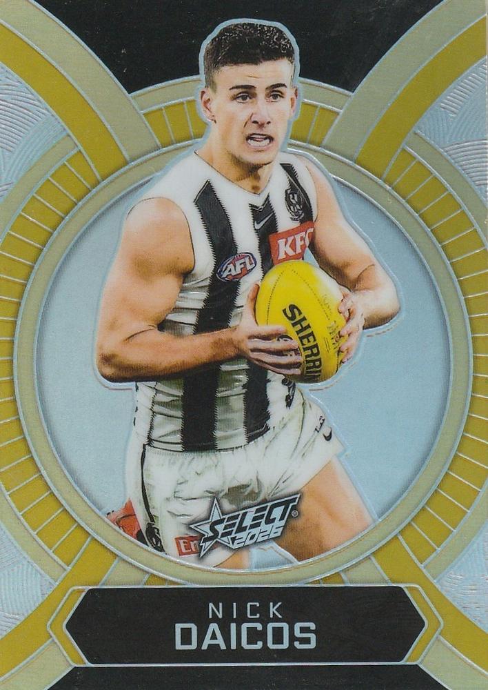 Nick Daicos #LB32 Collingwood Magpies | 2026 Select AFL Footy Stars - Luminous