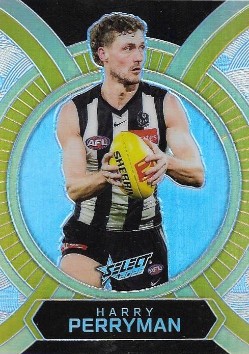 Harry Perryman #LB38 Collingwood Magpies | 2026 Select AFL Footy Stars - Luminous