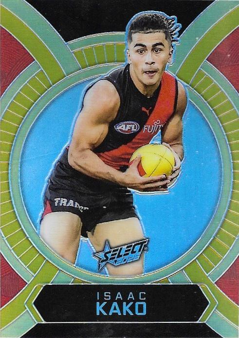 Isaac Kako #LB43 Essendon Bombers | 2026 Select AFL Footy Stars - Luminous