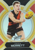 Zach Merrett #LB47 Essendon Bombers | 2026 Select AFL Footy Stars - Luminous
