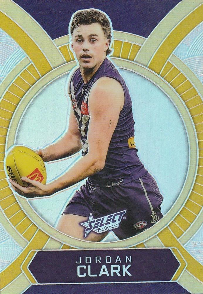 Jordan Clark #LB52 Fremantle Dockers | 2026 Select AFL Footy Stars - Luminous