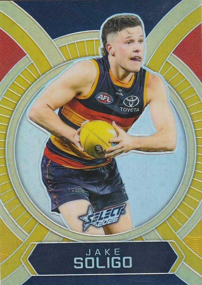 Jake Soligo #LB7 Adelaide Crows | 2026 Select AFL Footy Stars - Luminous