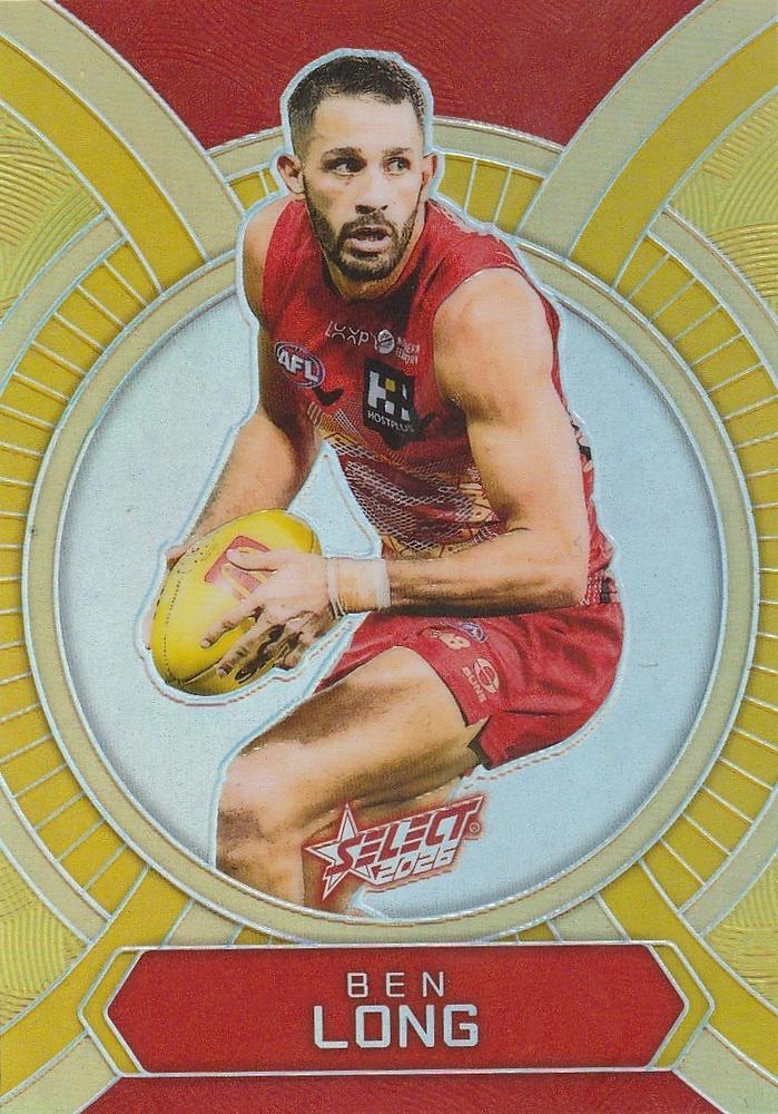 Ben Long #LB86 Gold Coast Suns | 2026 Select AFL Footy Stars - Luminous