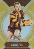 Jack Ginnivan #LB95 Hawthorn Hawks | 2026 Select AFL Footy Stars - Luminous