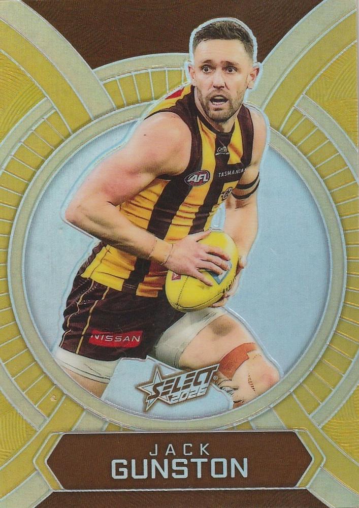 Jack Gunston #LB96 Hawthorn Hawks | 2026 Select AFL Footy Stars - Luminous