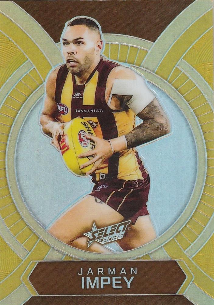 Jarman Impey #LB97 Hawthorn Hawks | 2026 Select AFL Footy Stars - Luminous