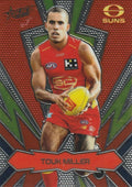 Touk Miller #LT104 Gold Coast Suns | 2025 Select AFL Footy Stars - Luminous Thunderbolt