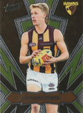 Cam Mackenzie #LT114 Hawthorn Hawks | 2025 Select AFL Footy Stars - Luminous Thunderbolt