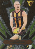 James Worpel #LT120 Hawthorn Hawks | 2025 Select AFL Footy Stars - Luminous Thunderbolt