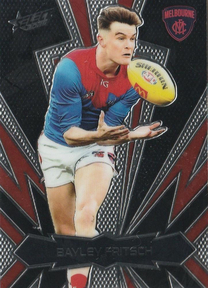 Bayley Fritsch #LT122 Melbourne Demons | 2025 Select AFL Footy Stars - Luminous Thunderbolt