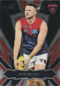 Steven May #LT125 Melbourne Demons | 2025 Select AFL Footy Stars - Luminous Thunderbolt