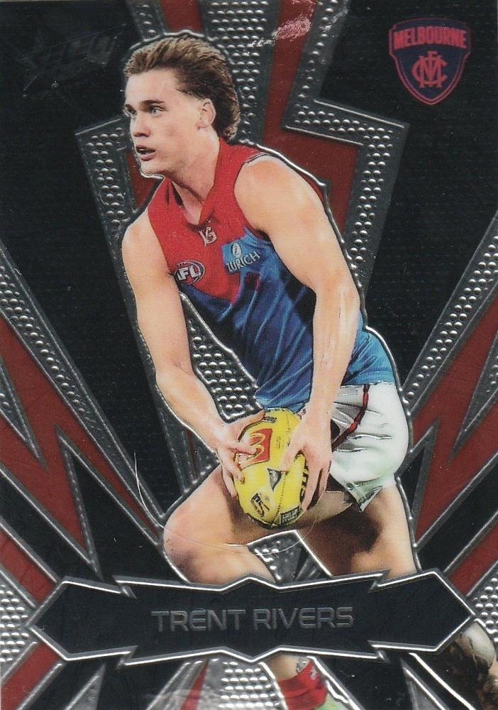 Trent Rivers #LT129 Melbourne Demons | 2025 Select AFL Footy Stars - Luminous Thunderbolt