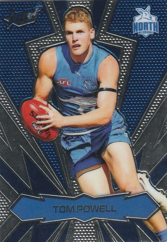Tom Powell #LT140 North Melbourne Kangaroos | 2025 Select AFL Footy Stars - Luminous Thunderbolt