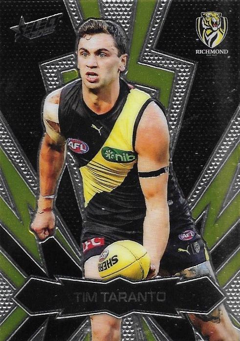Tim Taranto #LT167 Richmond Tigers | 2025 Select AFL Footy Stars - Luminous Thunderbolt